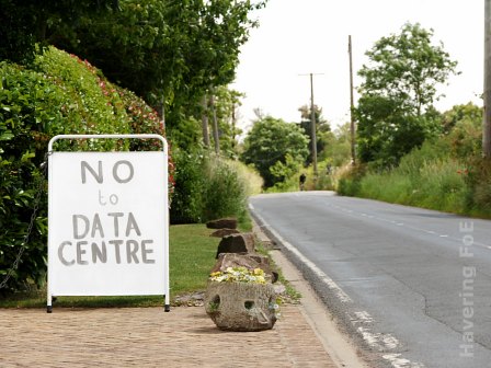 [Protest sign in Fen Lane]